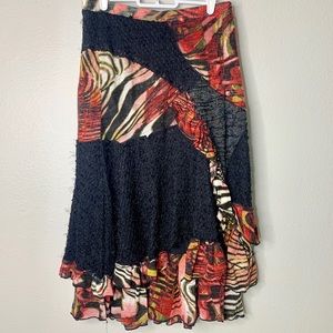 Jack & Jinger Patchwork Skirt Large
